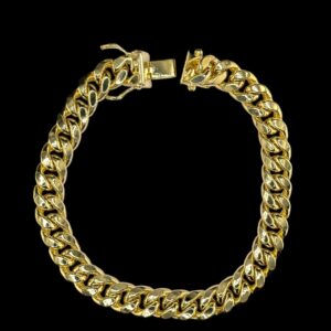 10k Gold Hollow Miami Cuban Bracelet