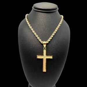 10k gold cross pendant 2