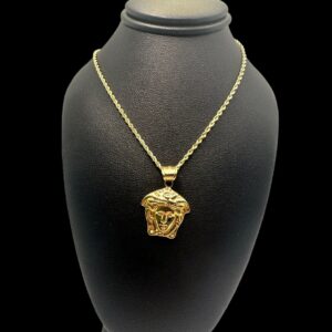 10k Gold Medusa head