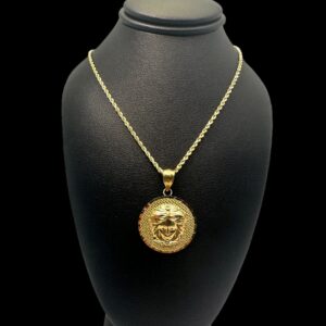 10k Gold Versace Style