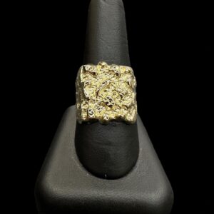 10k Gold Lightweight Nugget Ring