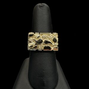 10k Gold Extra Chunky Large Nugget Ring