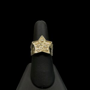 10k Gold Star Nugget Ring