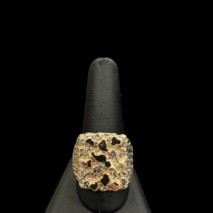 10K Gold Large Nugget Ring