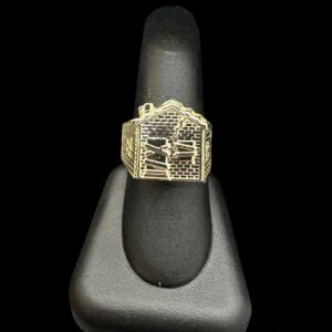 10k Gold Trap House Ring