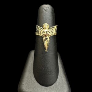 10k Gold Angel Ring