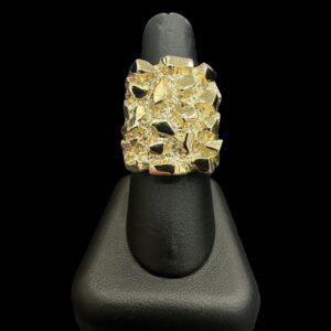 14K Gold Extra Chunky Nugget Ring