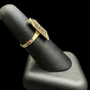 10k Gold Trap House Band Ring