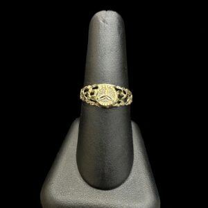 10k Gold Small Benz Nugget Ring