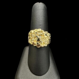 10k Gold Extra Chunky Nugget Ring