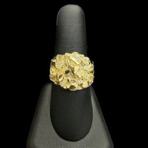 10k Gold Extra Chunky Nugget Ring