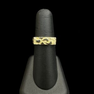 10k Gold Nugget Band Ring