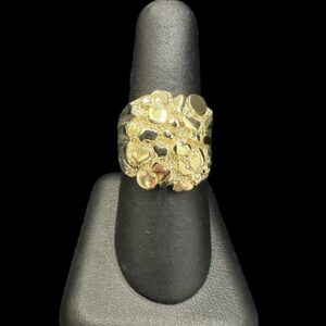 10k Gold Extra Chunky Nugget Ring