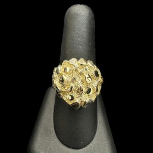 10k Gold Extra Chunky Nugget Ring