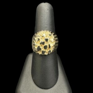 10k Gold Rounded Nugget Ring