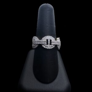 10k Gold Small Gucci Puff Diamond Ring