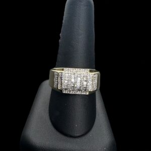 10k Gold Baguette Diamond Ring