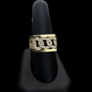 10k Gold Cuban Style Ring