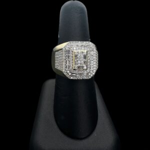 10k Gold Baguette Diamond Ring