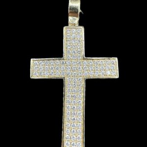 10k Gold Diamond Cross