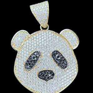 10k Gold Panda Pendant