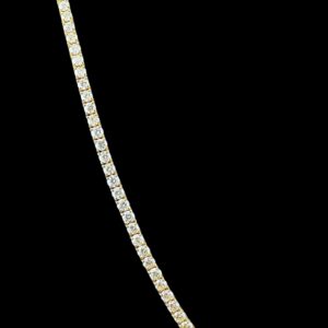 14k Gold 22″ VS Diamond Tennis Chain