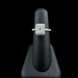 14k Gold Baguette Diamonds “Extra” Engagement Ring