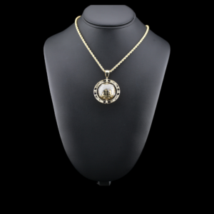 10k Gold 1.00 Carat Diamond World Is Yours Pendant