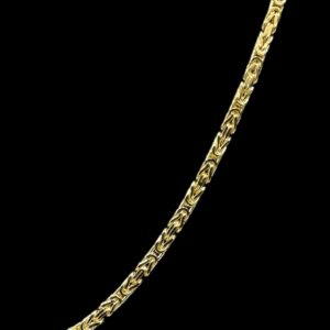 10k 22 inch Byzantine chain