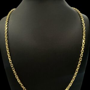 10k 4mm solid Hermes chain