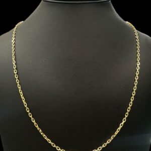 10k 2.5mm solid Hermes chain