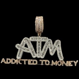 “Addicted to Money” Diamond Pendant