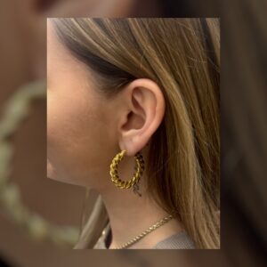 10k gold miami cuban hoops