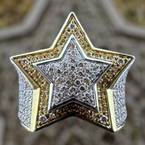 10K gold ring 2.5 carat weight SI-I natural diamonds