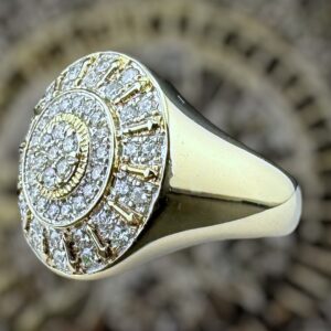 10K gold ring 1.0 carat weight SI natural Diamonds