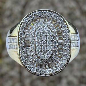 10K gold ring .92 carat weight SI Natural Diamonds