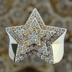 10k gold 1.5 carat vs natural star diamond ring