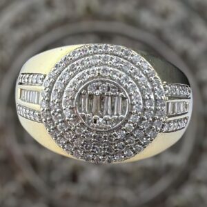 10k gold .75 ctw si natural diamond ring