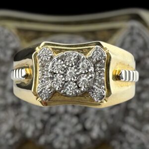 10k .10 carat si natural diamond ring