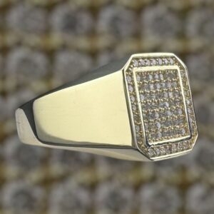 10k gold .40 carat VVS lab diamond ring