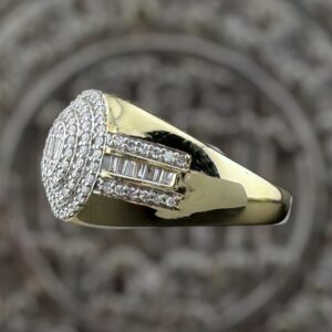 10k gold .75 ctw si natural diamond ring