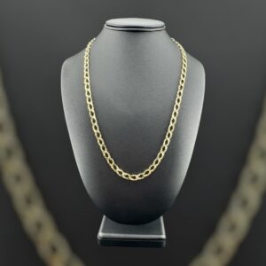 10k gold 6mm diamond cut chain