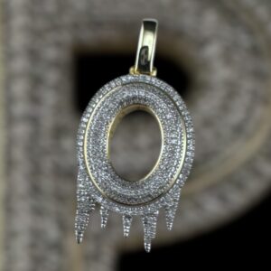 drippy “O” diamond pendant