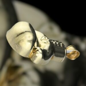 10k gold boxing glove pendant