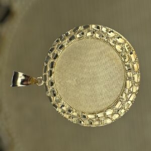 10k gold memorial pendant