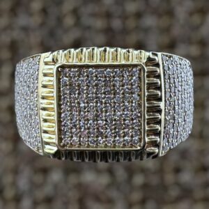 10k gold 1 carat weight diamond ring