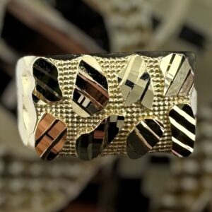 10k gold nugget style ring