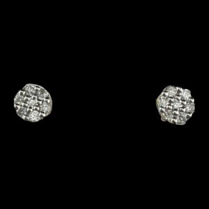 round diamond earrings