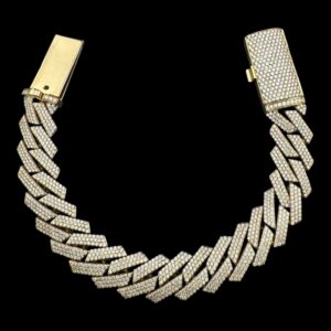 10k gold 11ctw vs/si diamond Cuban bracelet